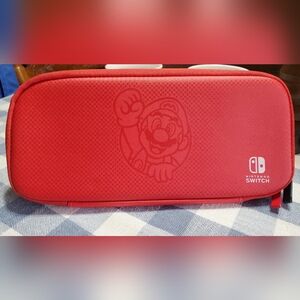 Red/black Nintendo Switch Mario/Bowswer Case